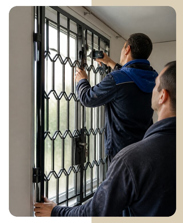 Установка распашных решеток в Салехарде цена от 6958 р. | ДвериЛегко-Слх